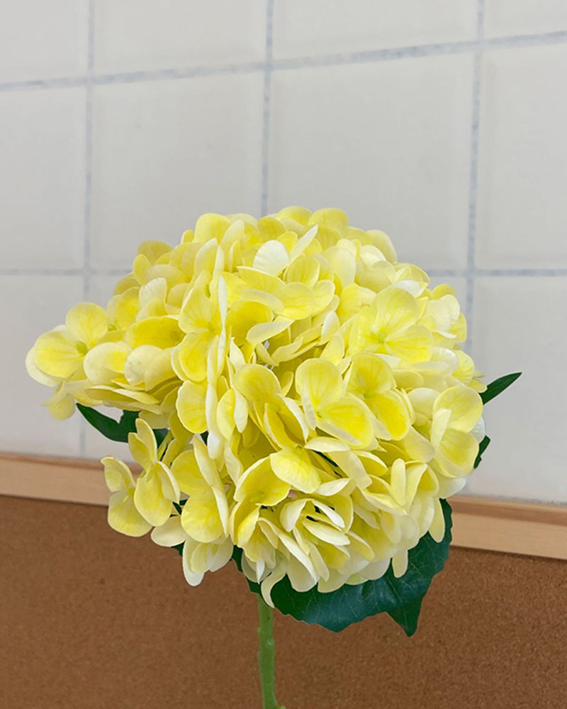 7 Stück künstliche Hortensien Blumenstrauß Dekoration