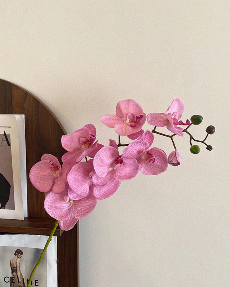 7Pcs Künstliche Phalaenopsis Blume Hochzeit Tisch Bouquet Dekoration