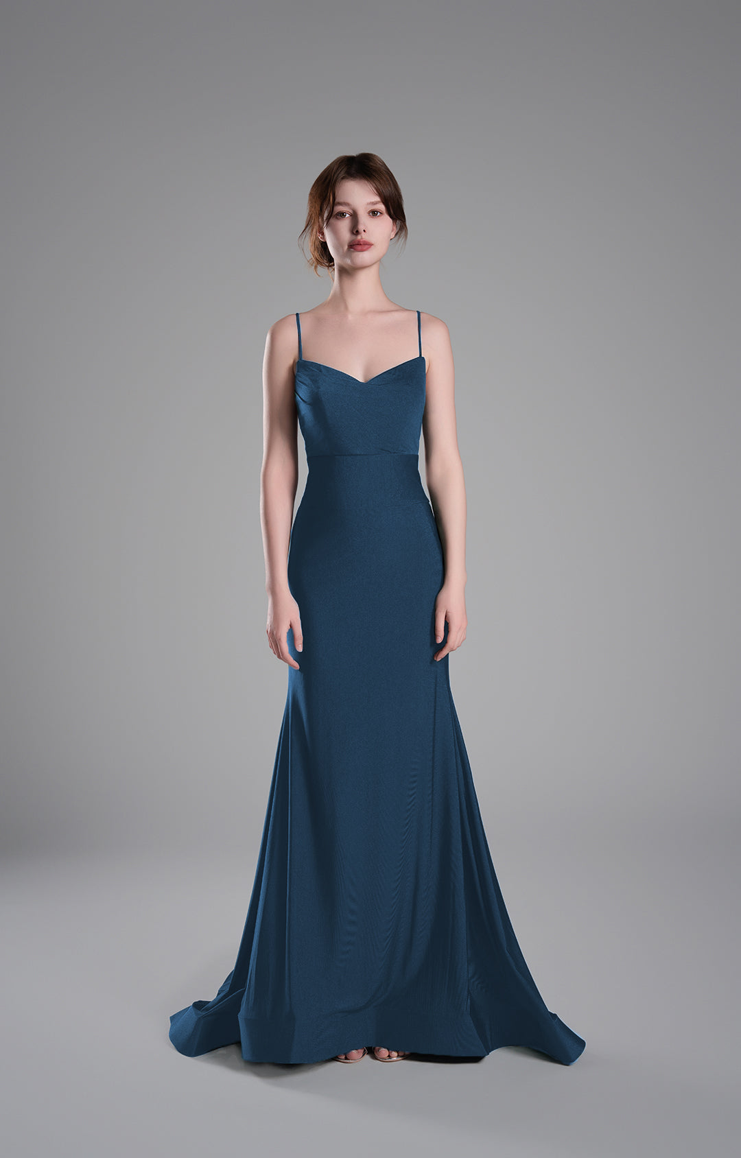 Spaghettiträger, gerafftes Oberteil, Schnürkleider