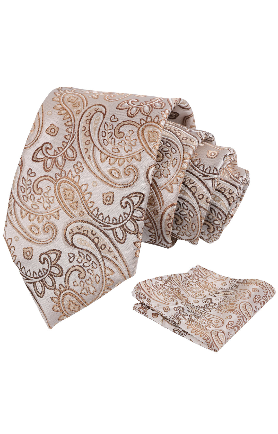 Mens 3.15'' Paisley Tie Set with Hanky Casual Floral Necktie Set-901