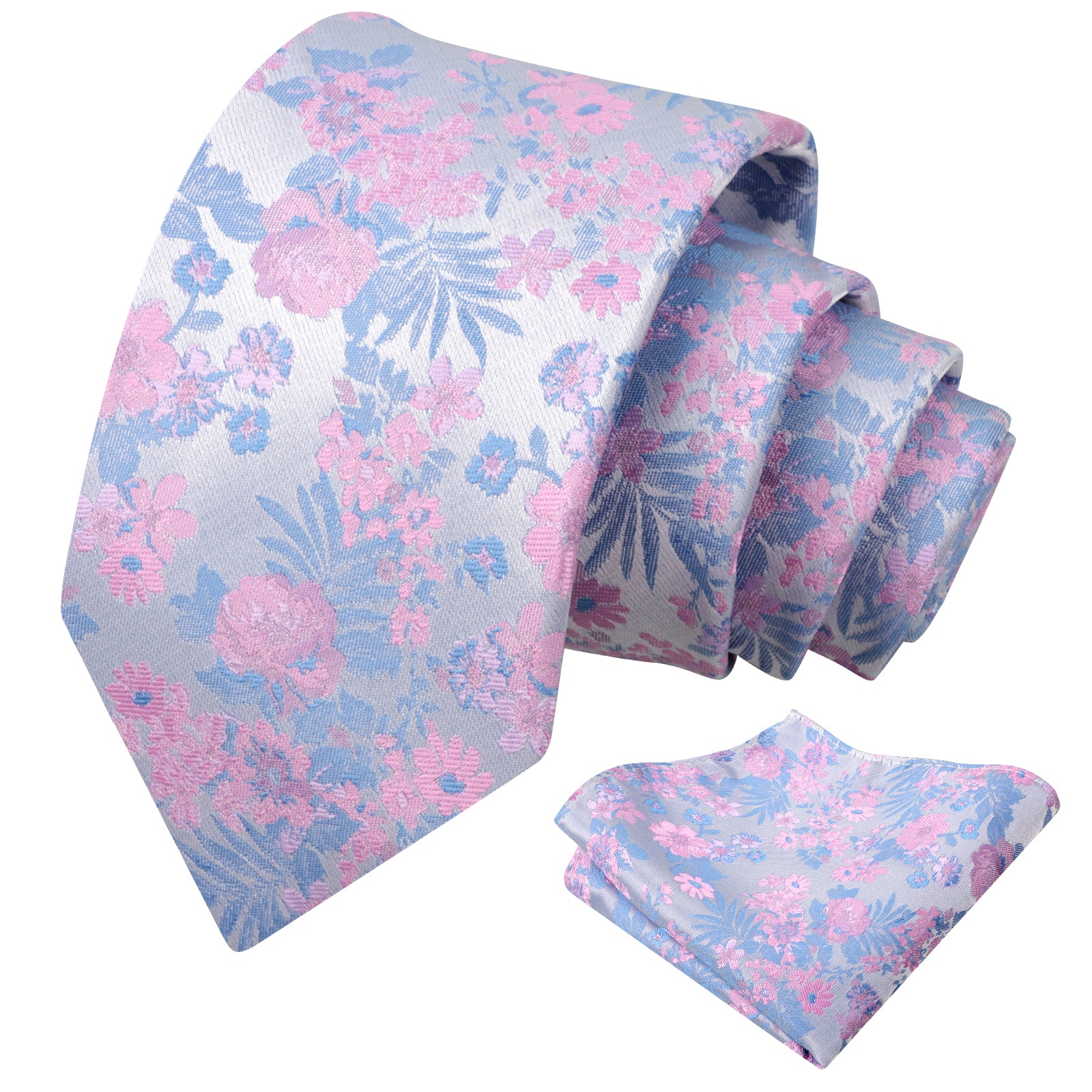 Mens 3.15 Inch Fresh Elegant Floral Tie Set Modern Necktie-923