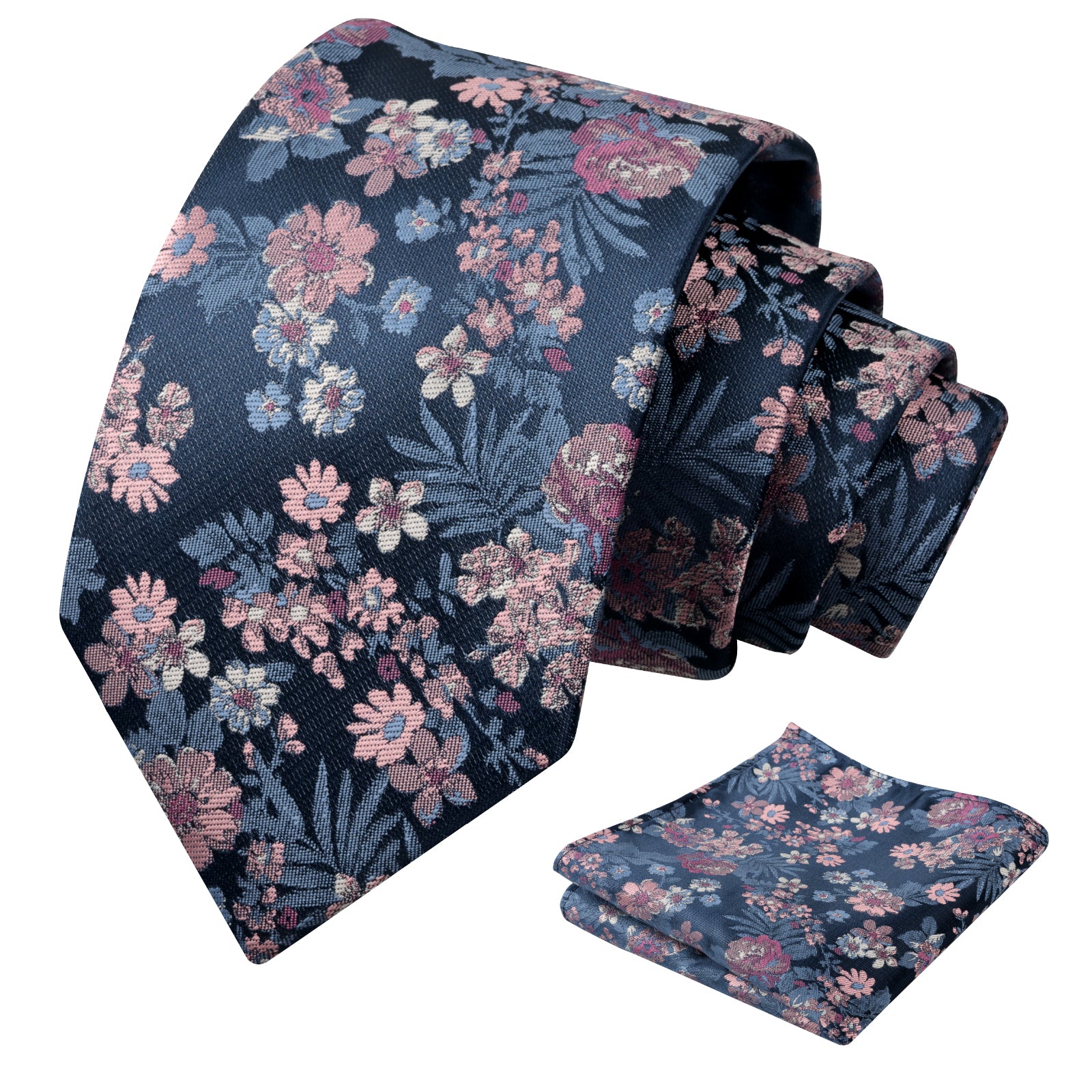Mens 3.15 Inch Fresh Elegant Floral Tie Set Modern Necktie-923