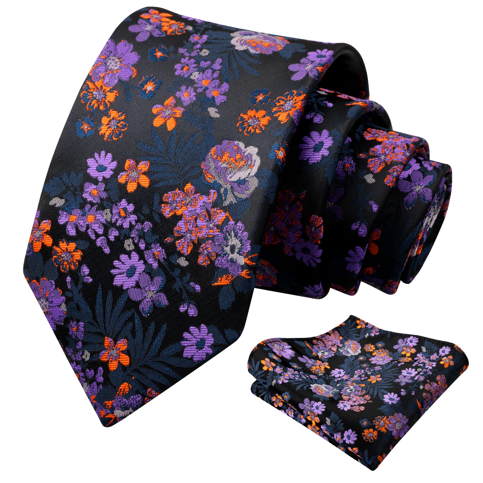 Mens 3.15 Inch Fresh Elegant Floral Tie Set Modern Necktie-923