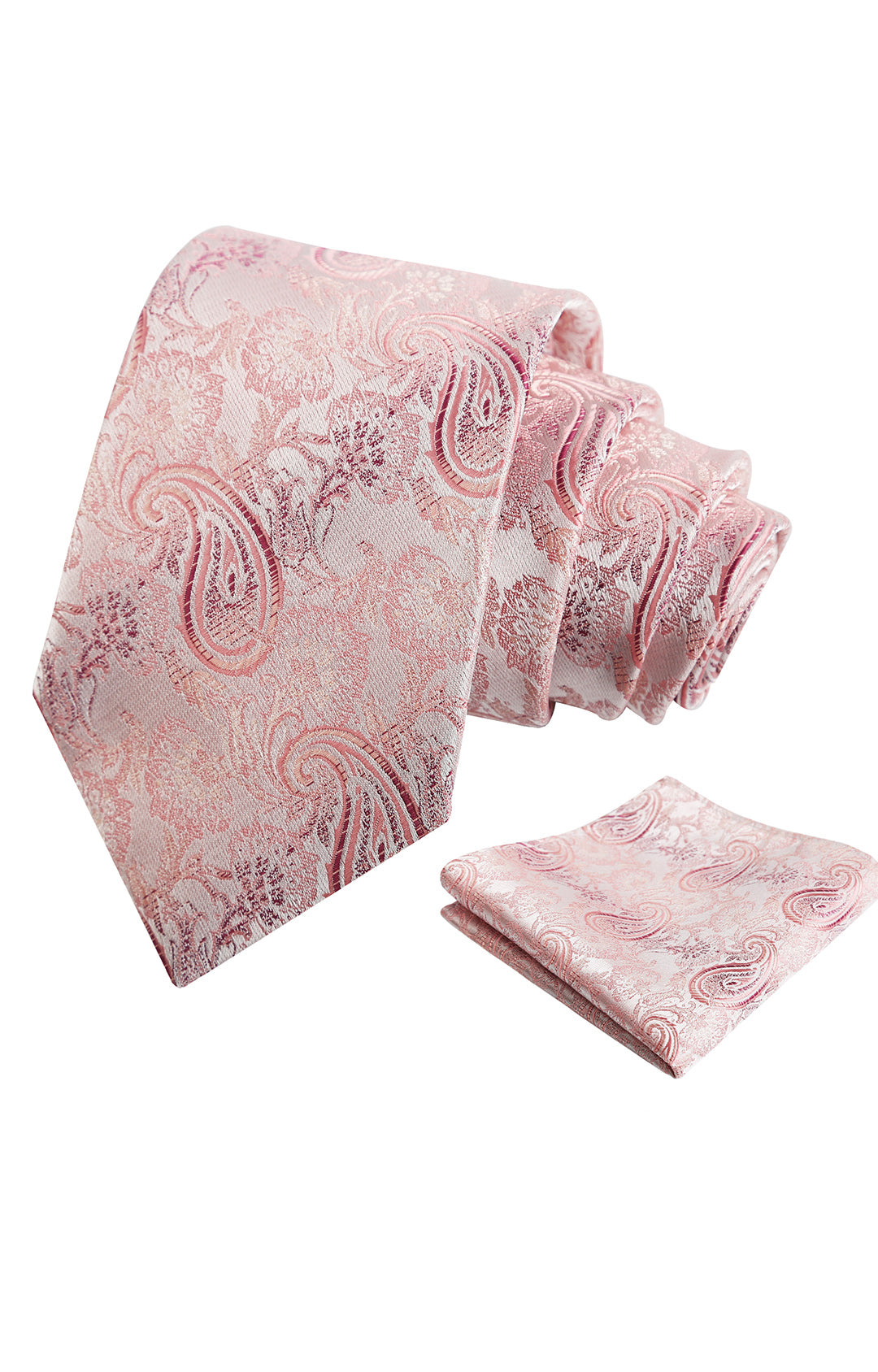 Alizeal Paisley Mens 3.15'' Gradient Tie and Pocket Square Set-999