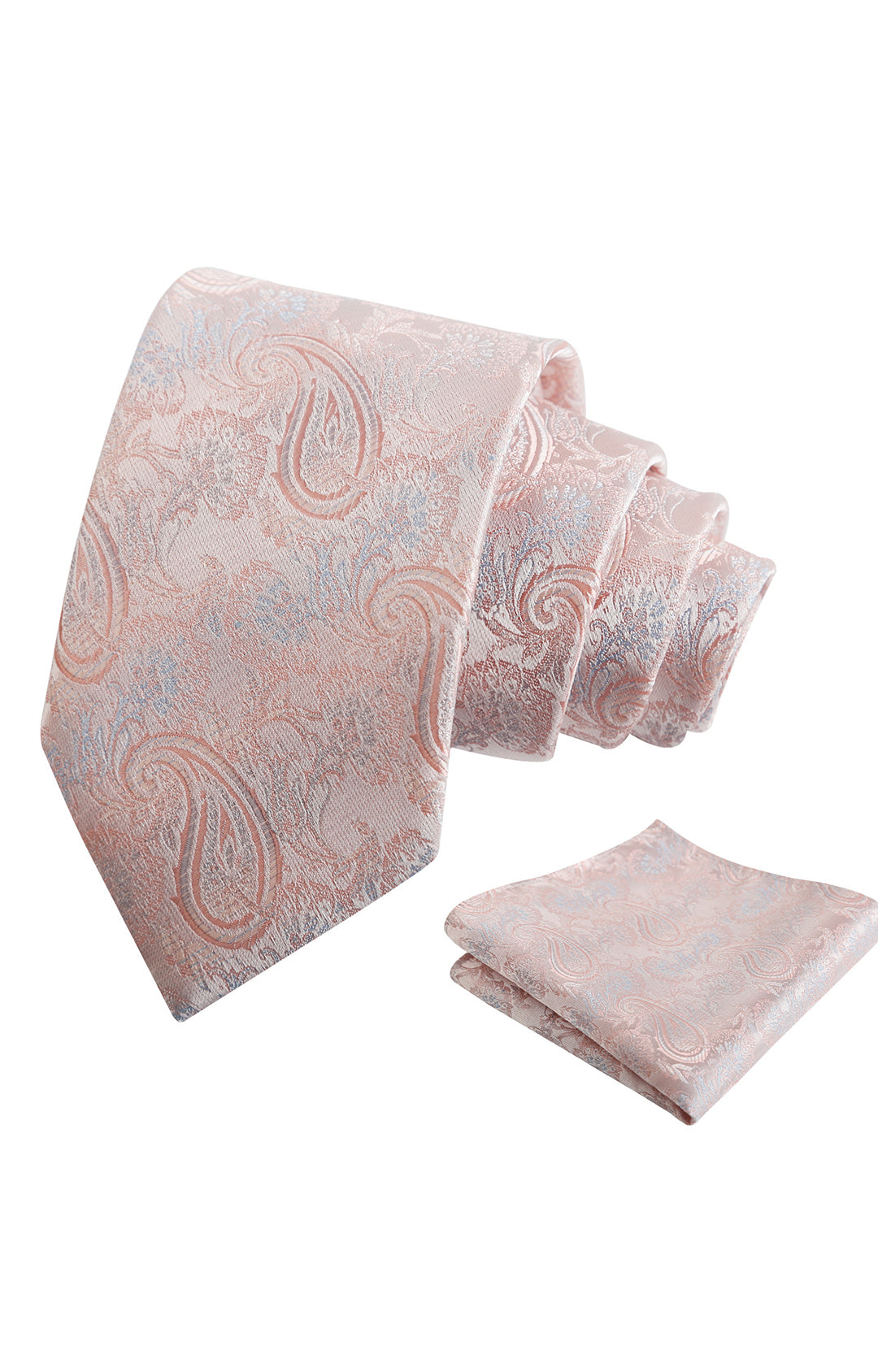 Alizeal Paisley Mens 3.15'' Gradient Tie and Pocket Square Set-999