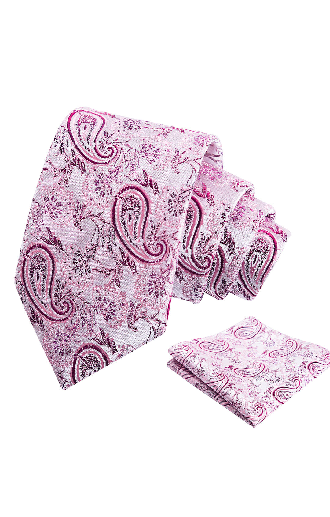Alizeal Paisley Mens 3.15'' Gradient Tie and Pocket Square Set-999