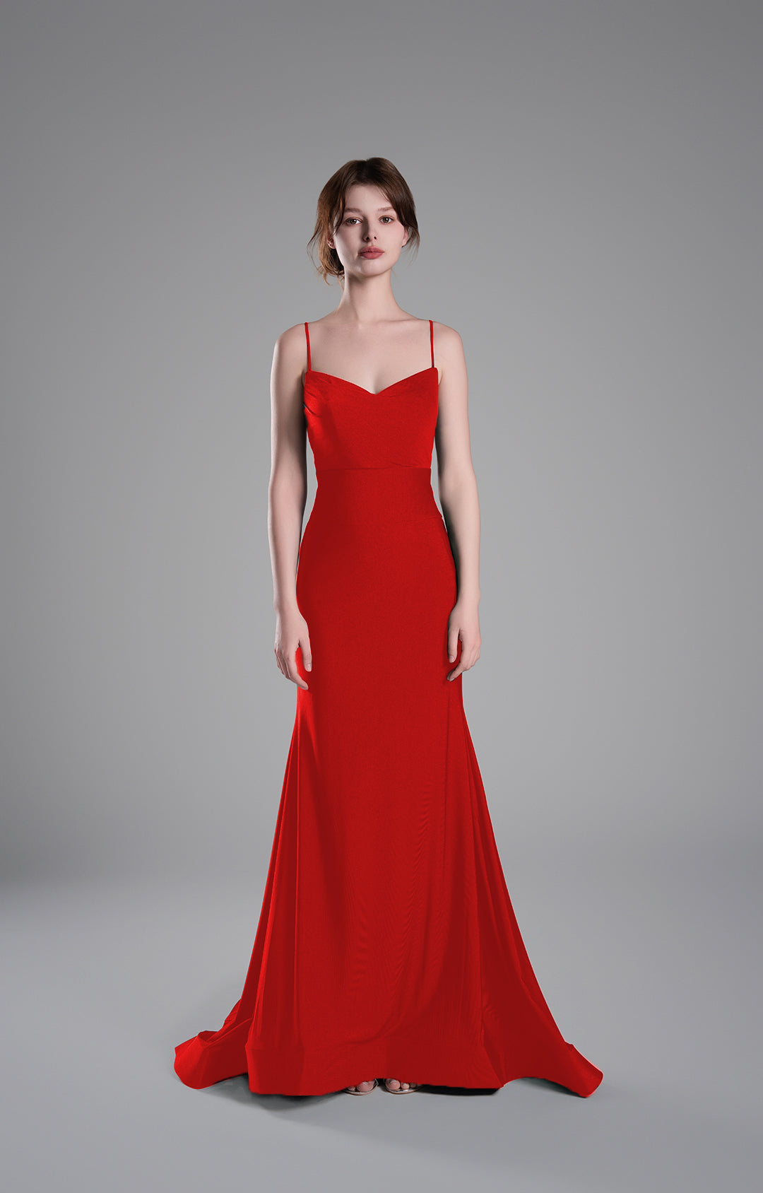 Spaghettiträger, gerafftes Oberteil, Schnürkleider