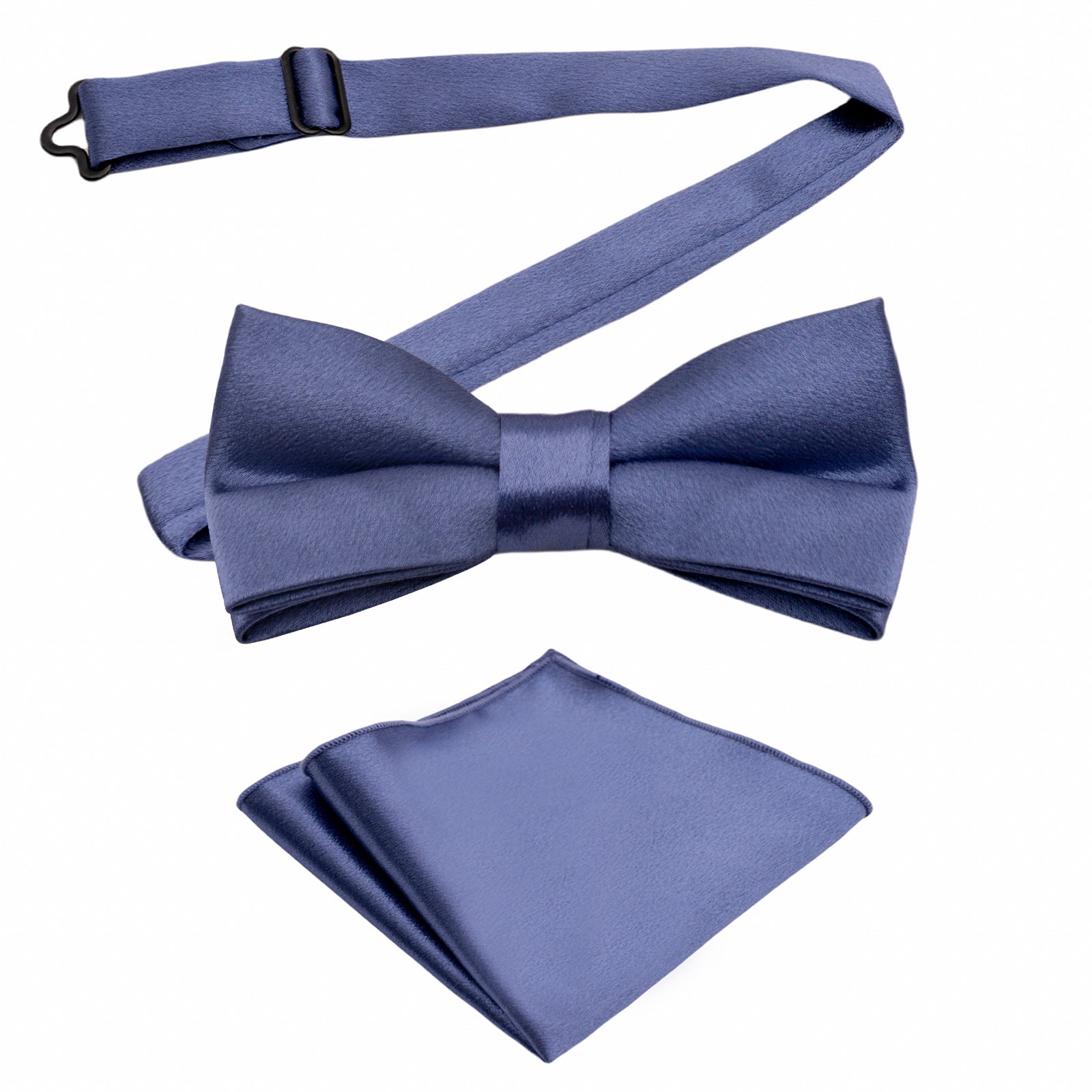 Mens 4pcs Paisley Pattern Pre-tied Bow Tie, Pocket Square, Cufflinks and Boutonniere Set-011