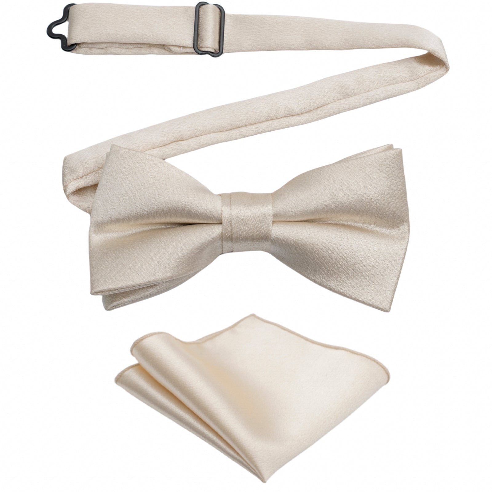 Mens 4pcs Paisley Pattern Pre-tied Bow Tie, Pocket Square, Cufflinks and Boutonniere Set-011