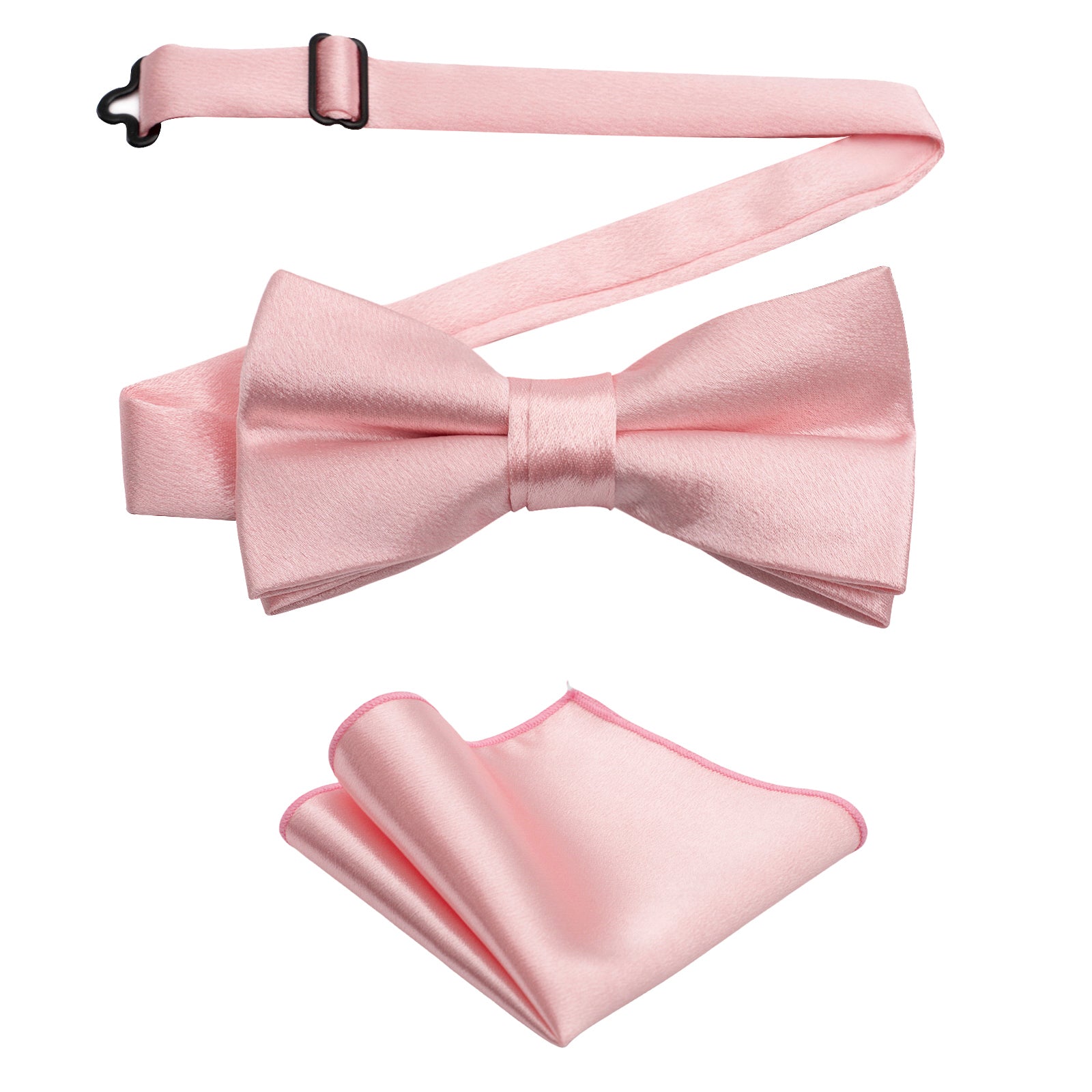 Mens 4pcs Paisley Pattern Pre-tied Bow Tie, Pocket Square, Cufflinks and Boutonniere Set-011