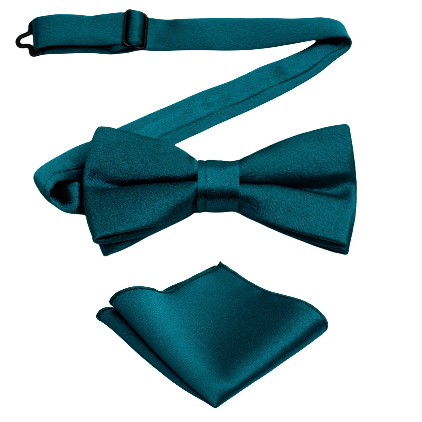 Mens 4pcs Paisley Pattern Pre-tied Bow Tie, Pocket Square, Cufflinks and Boutonniere Set-011
