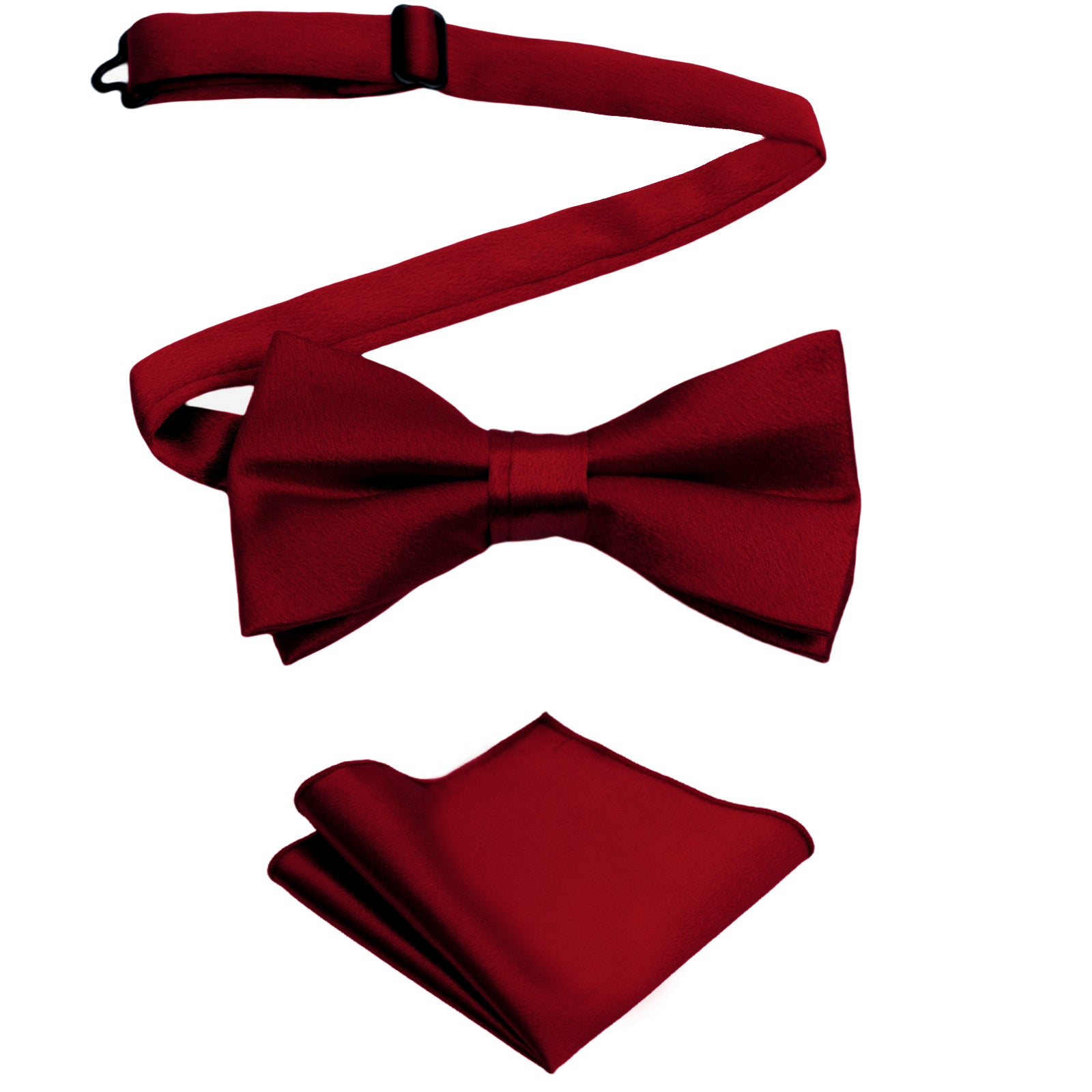 Mens 4pcs Paisley Pattern Pre-tied Bow Tie, Pocket Square, Cufflinks and Boutonniere Set-011