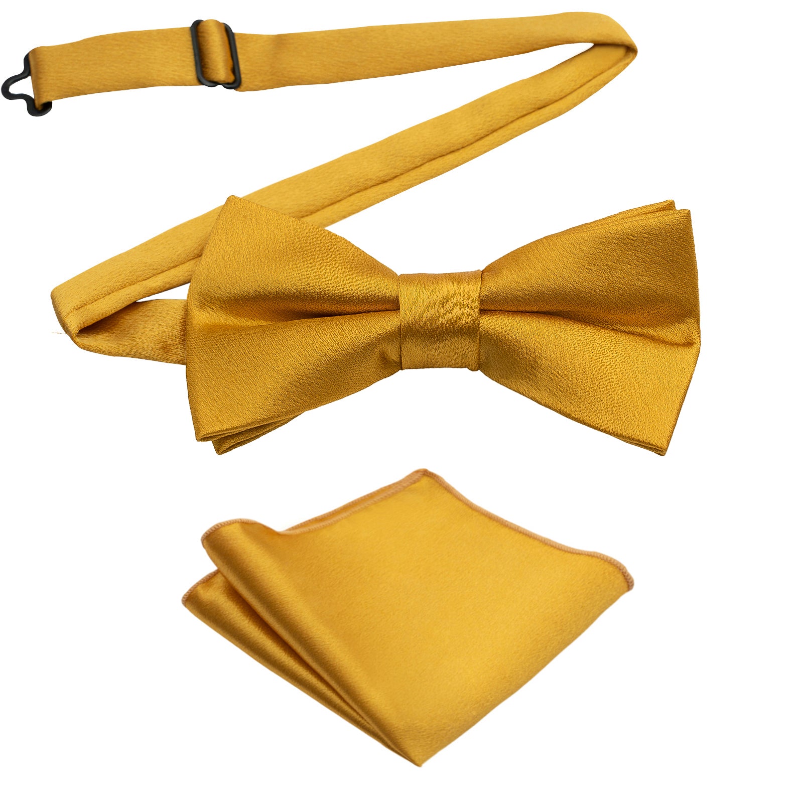 Mens 4pcs Paisley Pattern Pre-tied Bow Tie, Pocket Square, Cufflinks and Boutonniere Set-011