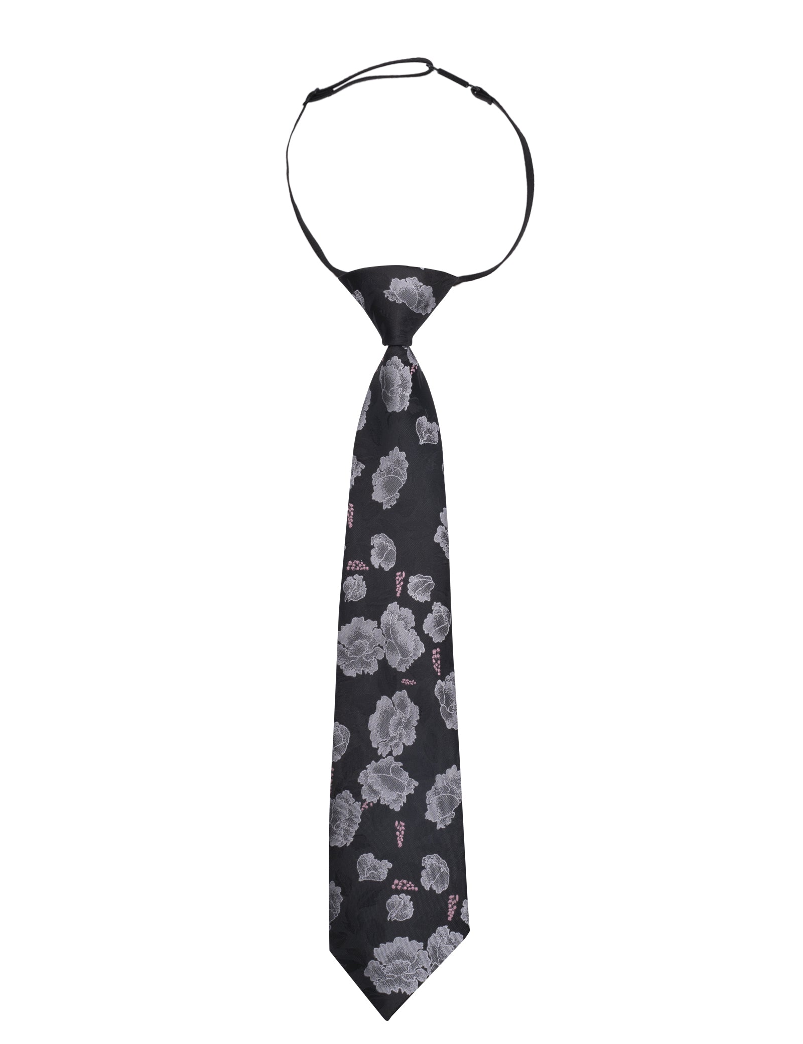 Boys 13inches Length Flower Pattern Neckties-065