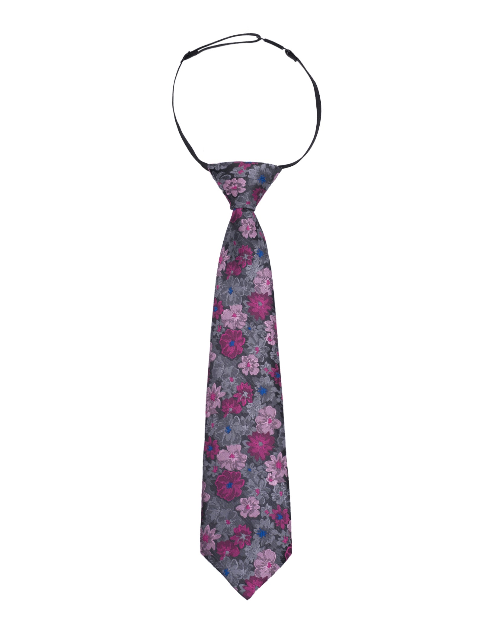 Boys 13inches Length Flower Pattern Neckties-065