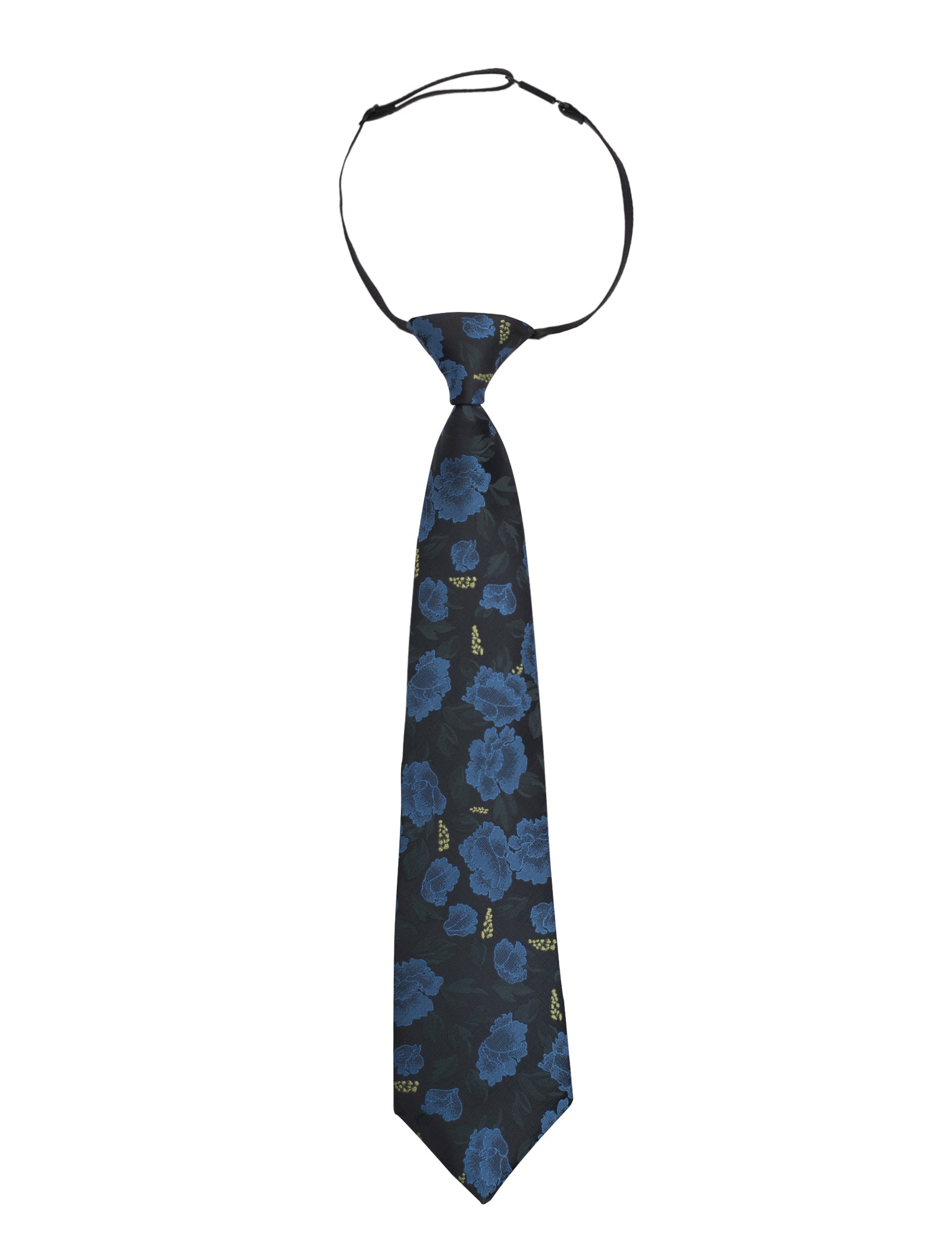 Boys 13inches Length Flower Pattern Neckties-065