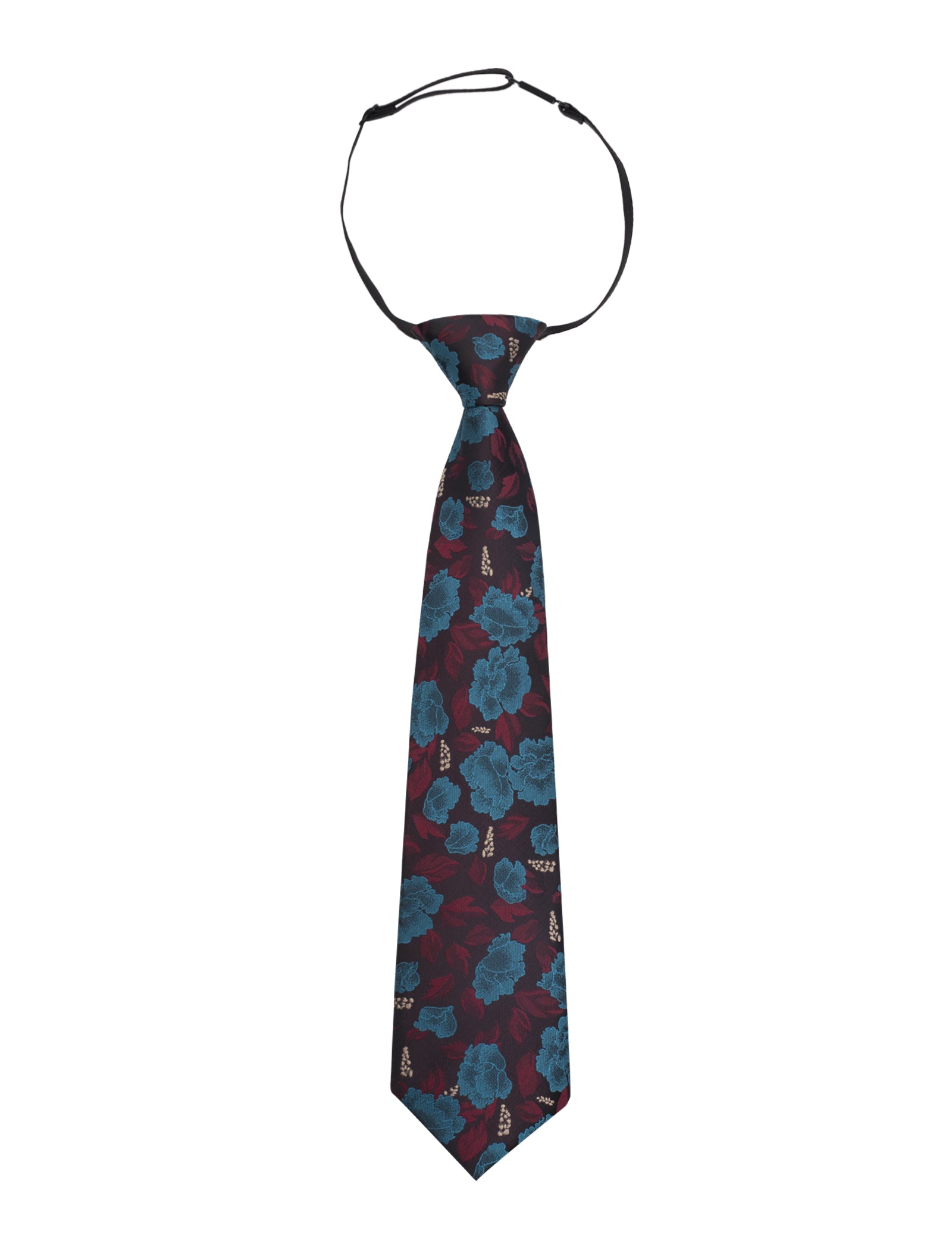 Boys 13inches Length Flower Pattern Neckties-065