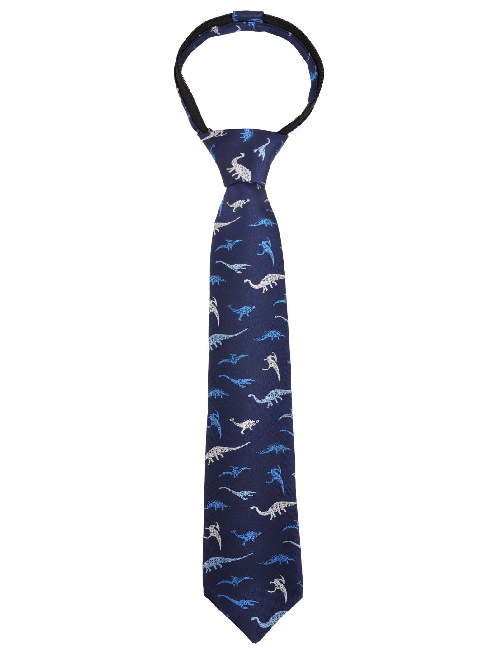 Toddler Printed Fun Novelty Woven Stripe Solid Neckties for Kids-068