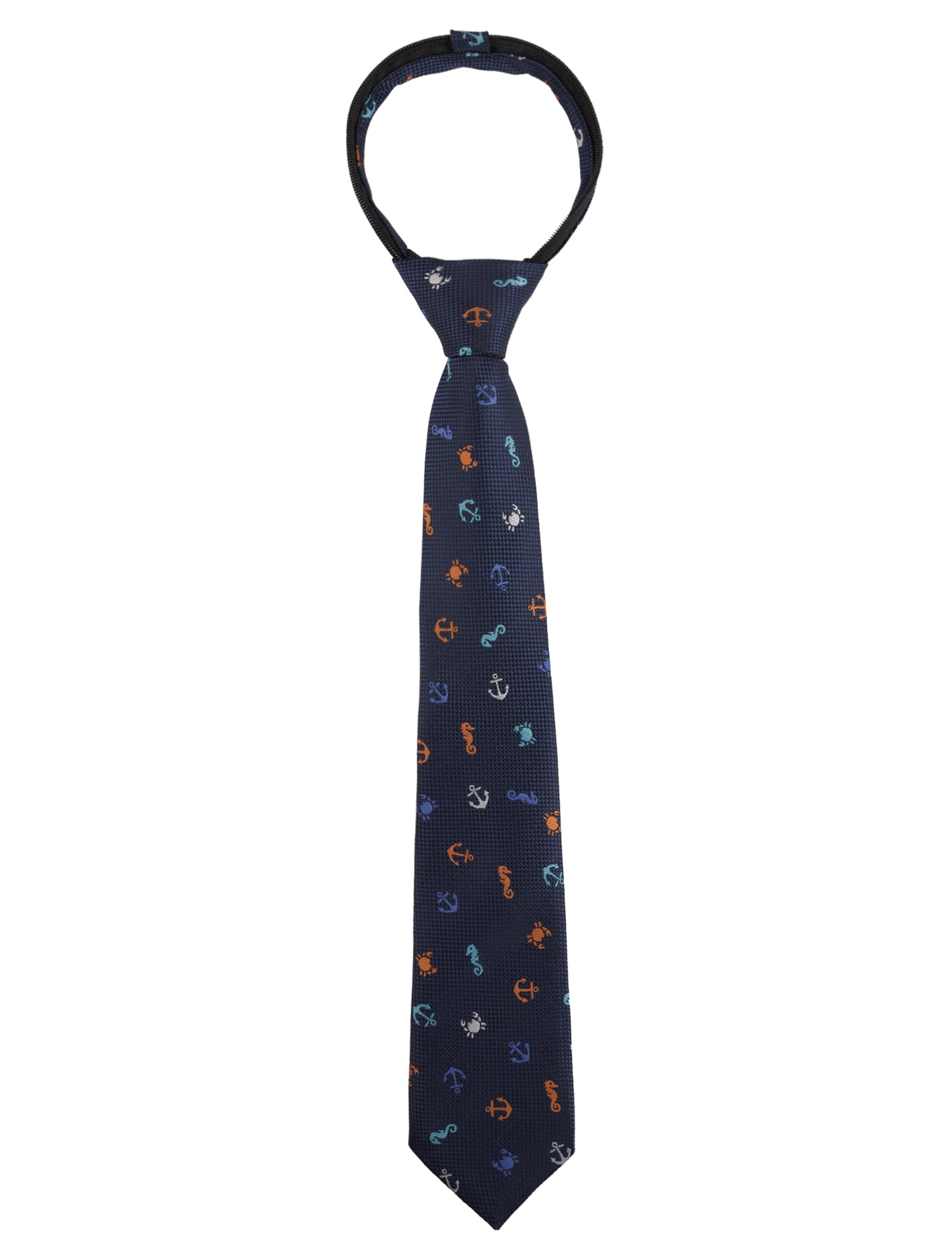 Toddler Printed Fun Novelty Woven Stripe Solid Neckties for Kids-068