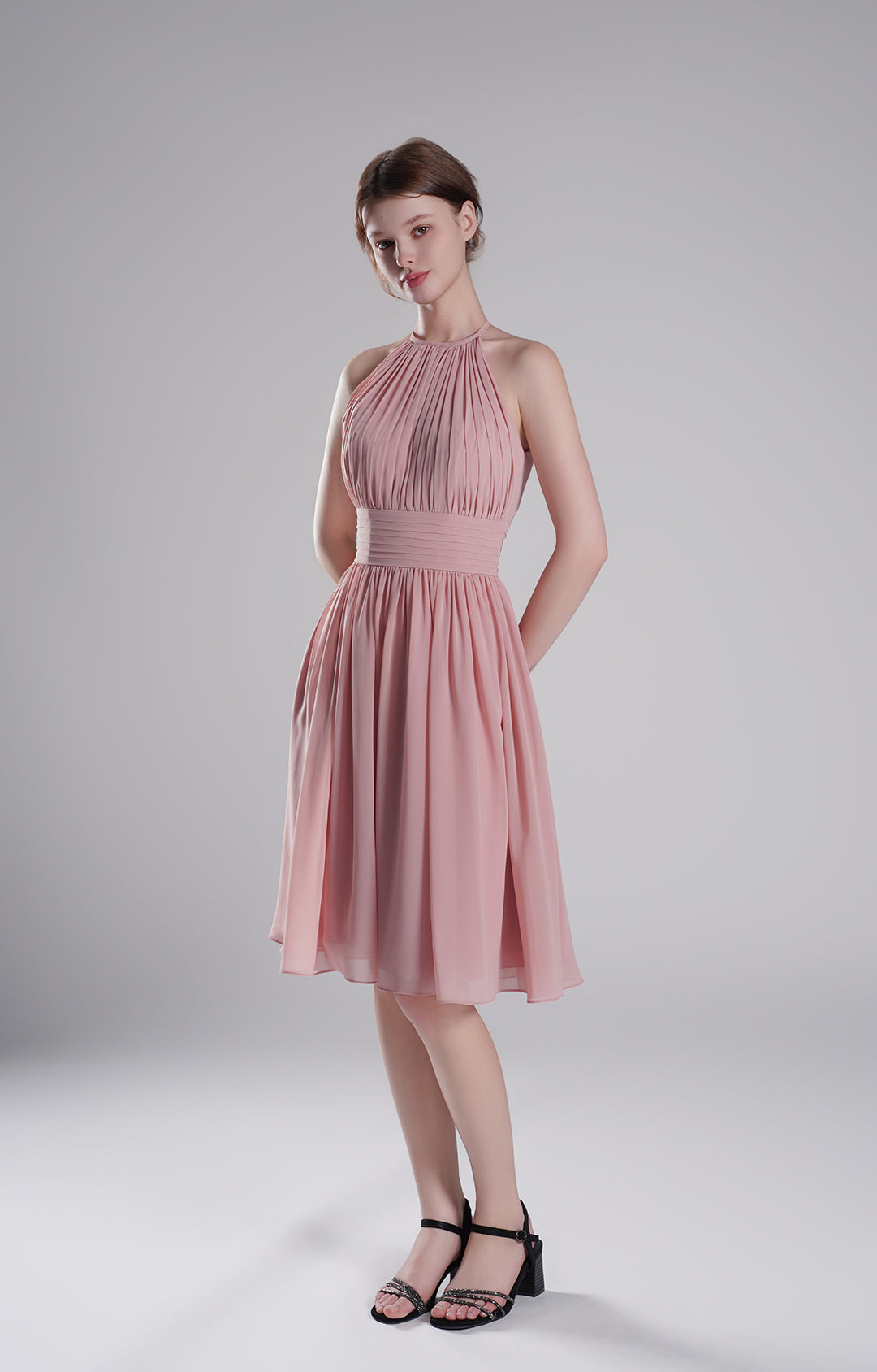 Chiffon Flowy Bridesmaids Short Dresses(Size 4, various style)