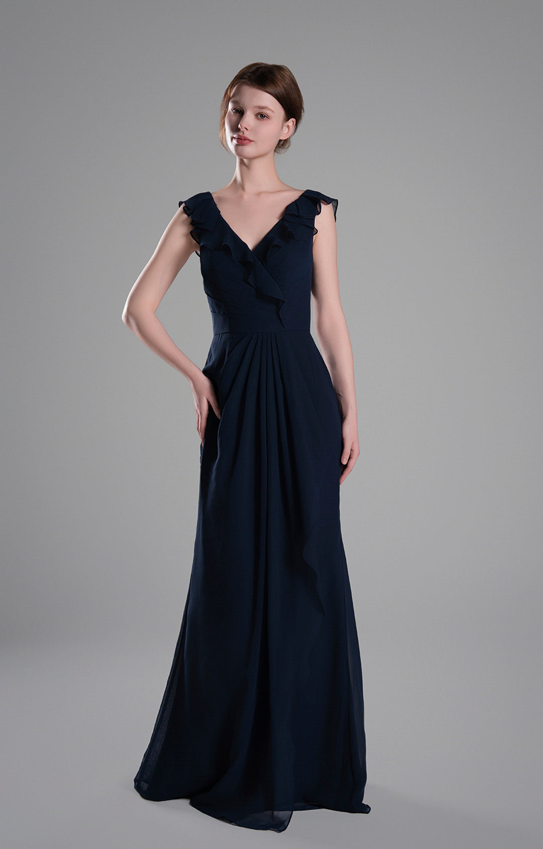Chiffon A-line Maxi Bridesmaids Dresses(Size 4, various)