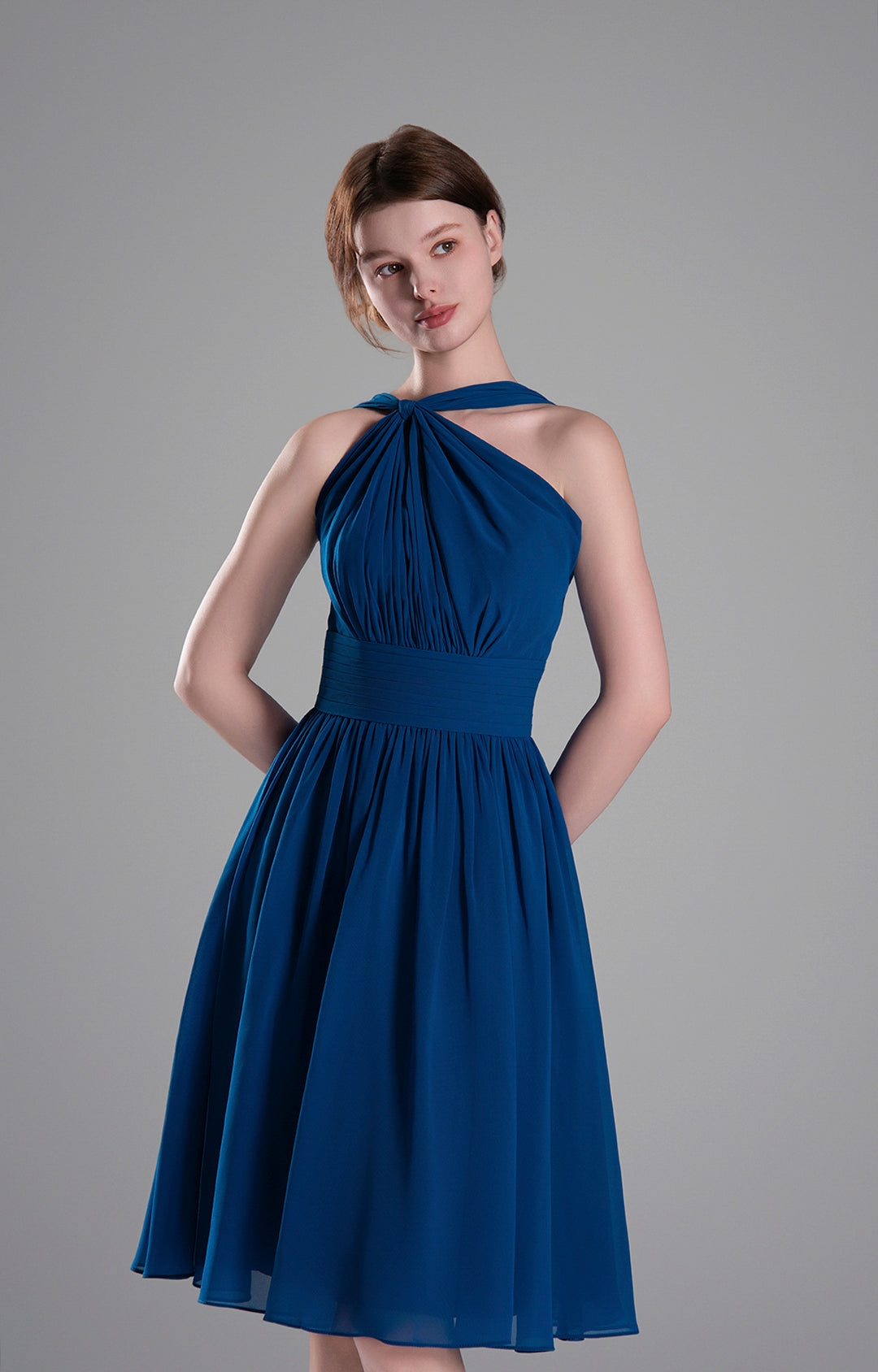 Chiffon Flowy Bridesmaids Short Dresses(Size 4, various style)