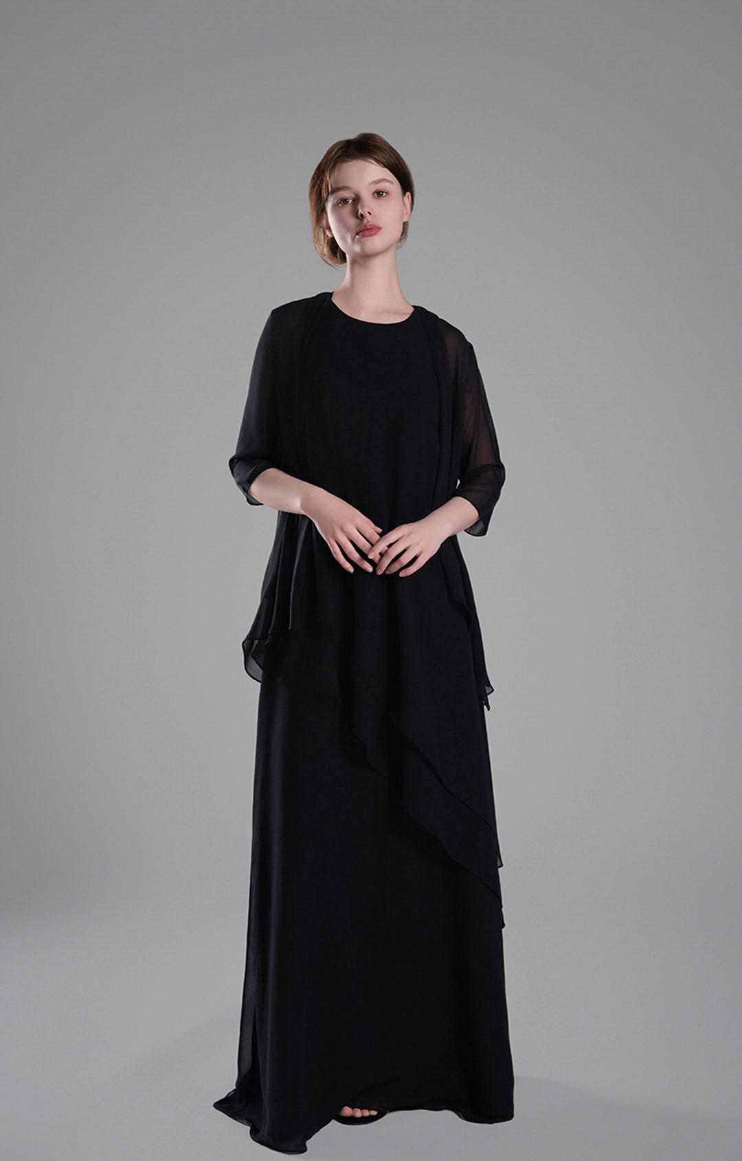 Size 4 Elegant Pleated Flowing Wedding Guests Dresses