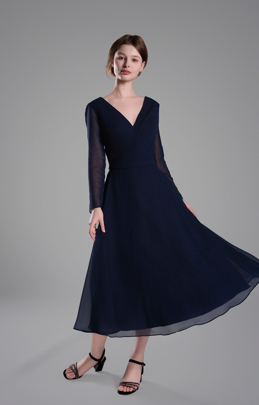 Chiffon Flowy Bridesmaids Short Dresses(Size 4, various style)