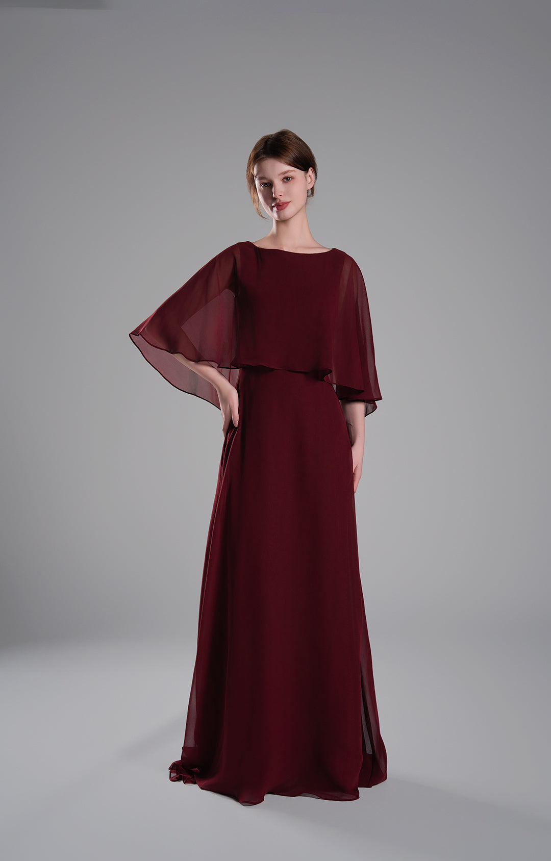 Size 4 Elegant Pleated Flowing Wedding Guests Dresses