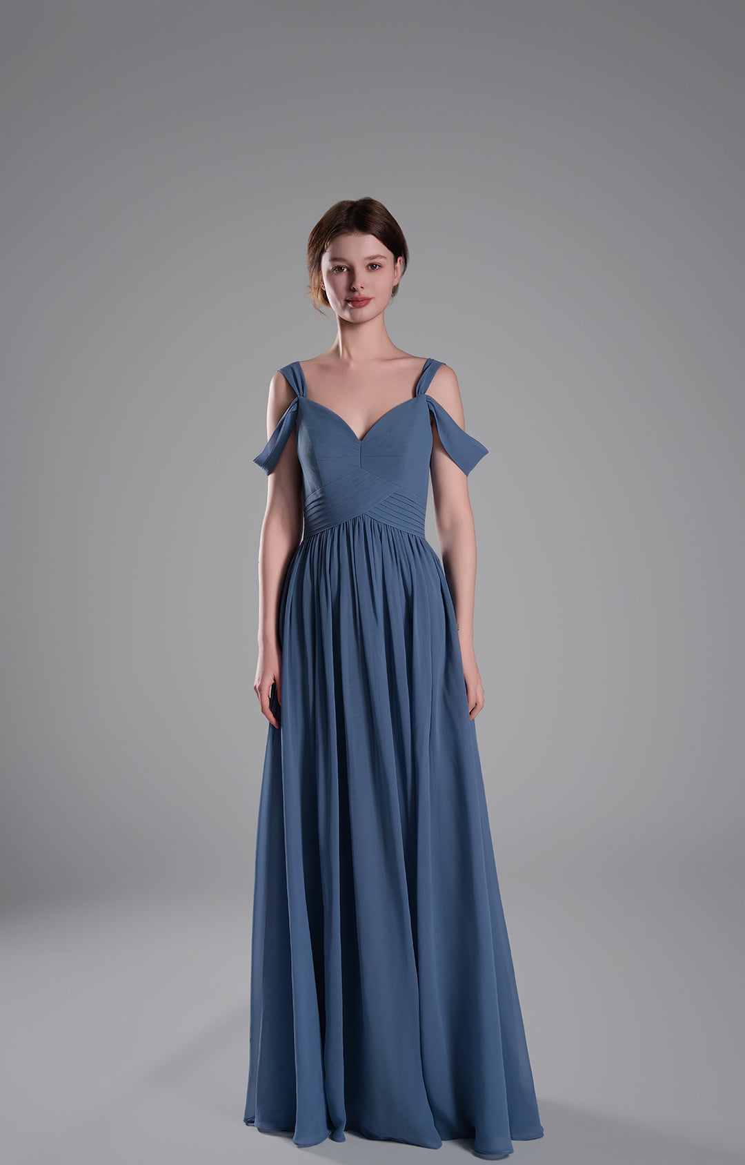 Chiffon A-line Maxi Bridesmaids Dresses(Size 4, various)