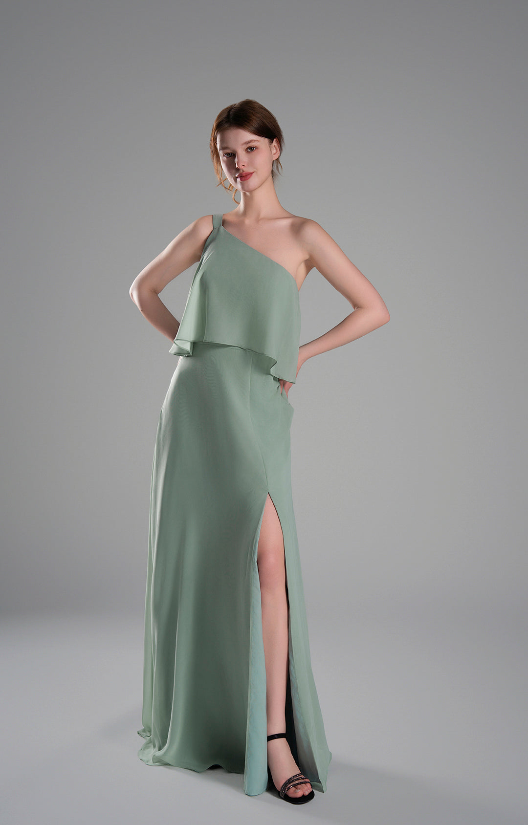 Chiffon A-line Maxi Bridesmaids Dresses(Size 4, various)