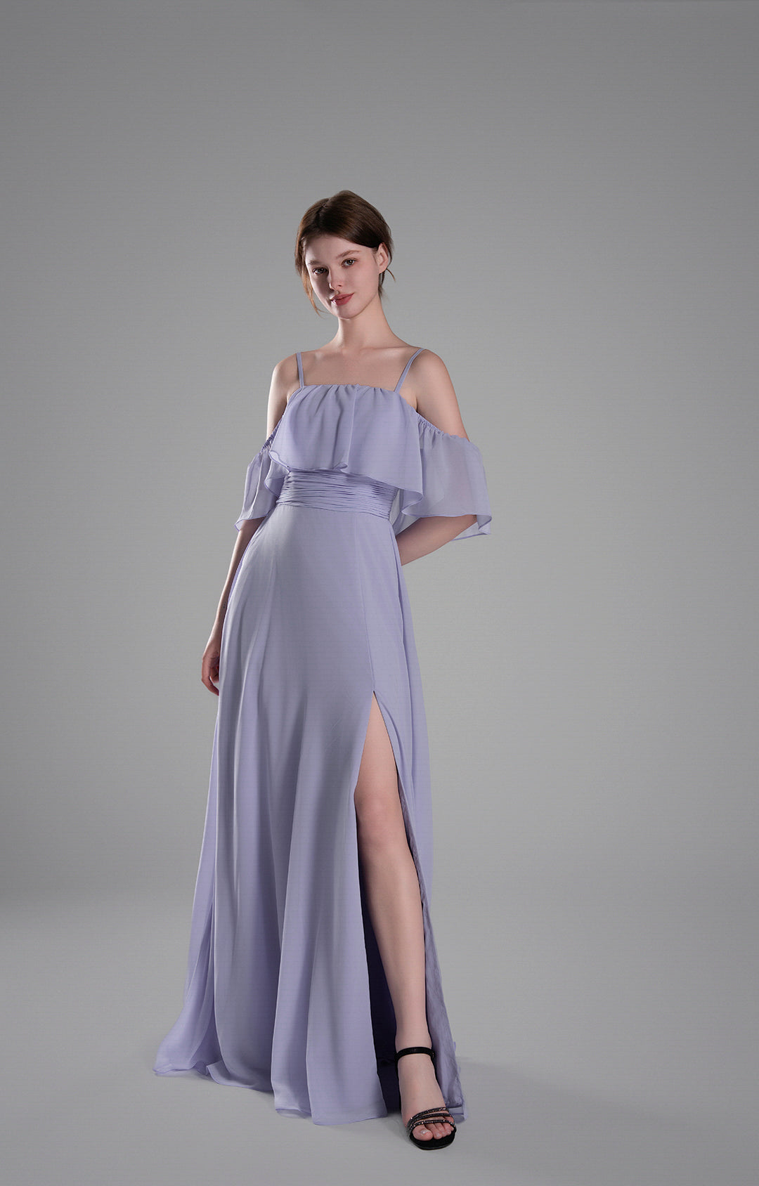 Chiffon A-line Maxi Bridesmaids Dresses(Size 4, various)