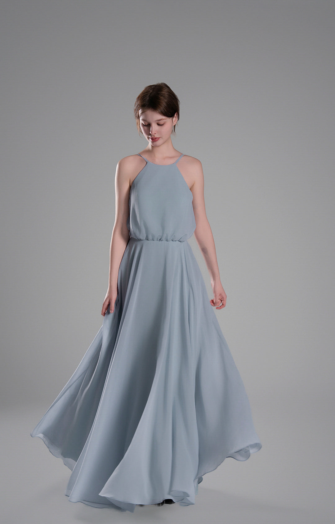 Chiffon A-line Maxi Bridesmaids Dresses(Size 4, various)
