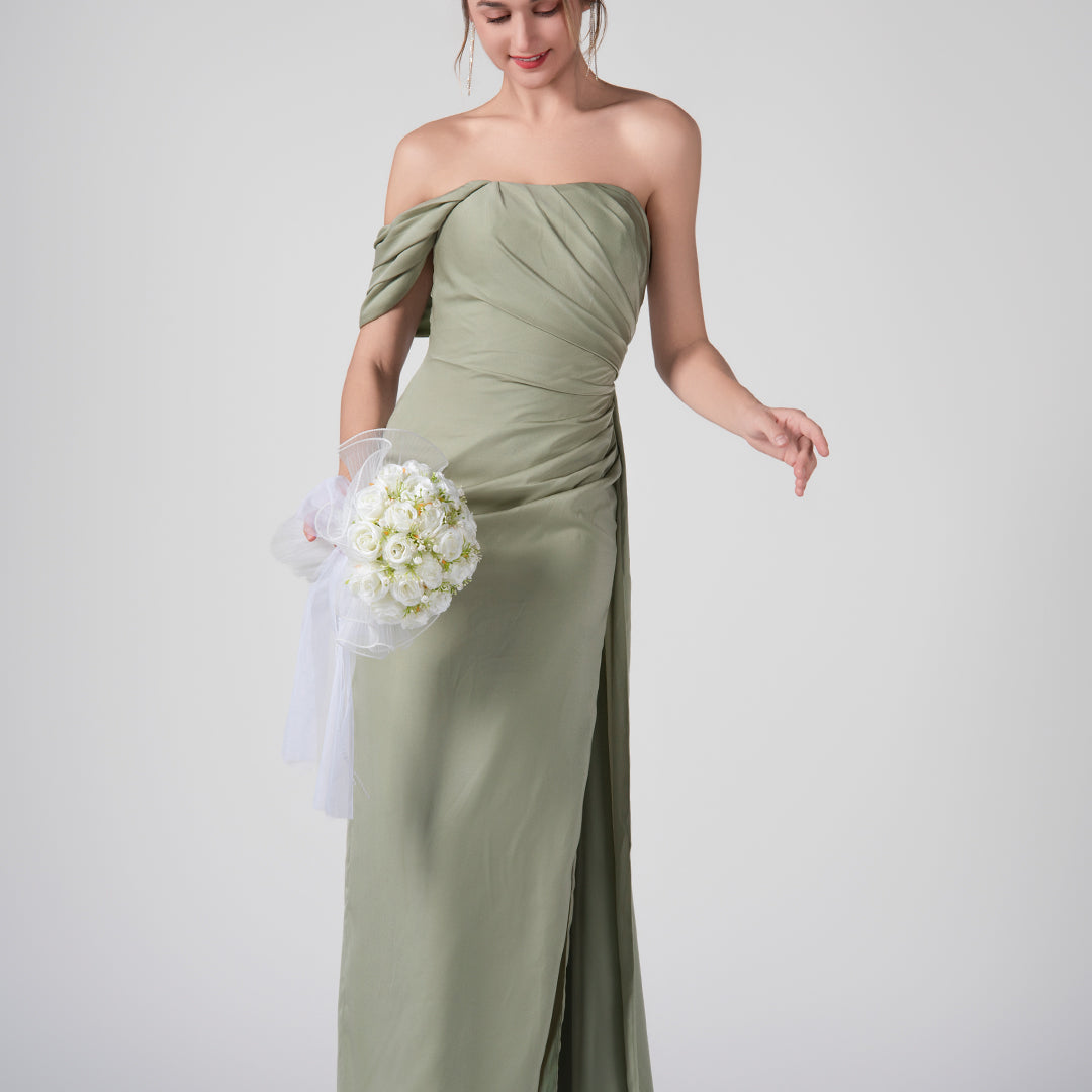 asymmetrical designer dresses Cinderella Divine CD287