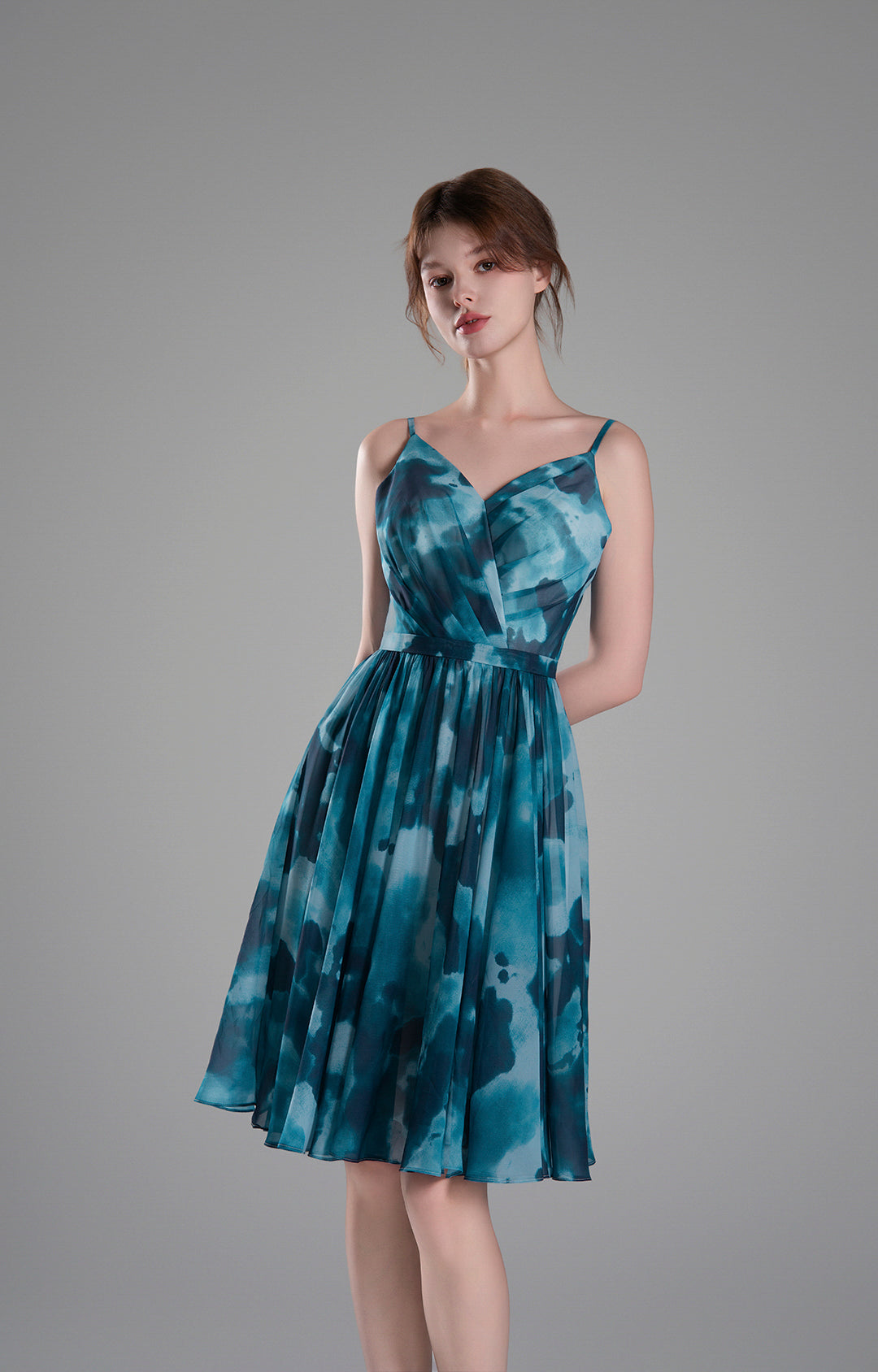 Chiffon Flowy Bridesmaids Short Dresses(Size 4, various style)