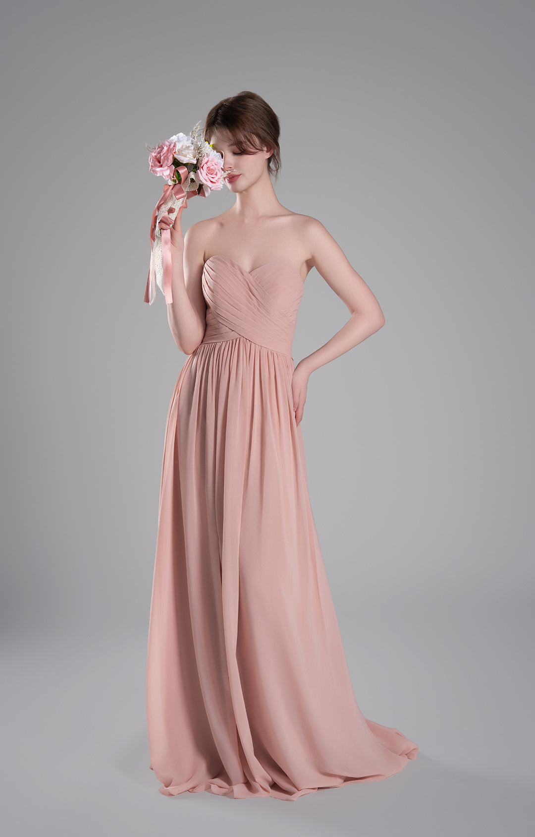 Chiffon A-line Maxi Bridesmaids Dresses(Size 4, various)