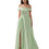 Off-shoulder Back Zipper Floor-length Evening Dress with Pockets