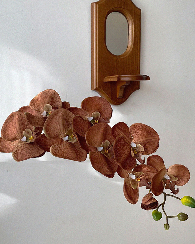 7Pcs Künstliche Phalaenopsis Blume Hochzeit Tisch Bouquet Dekoration