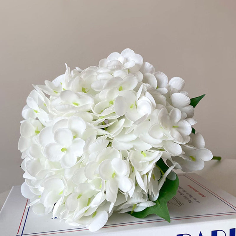 7 Stück künstliche Hortensien Blumenstrauß Dekoration – Alizeal