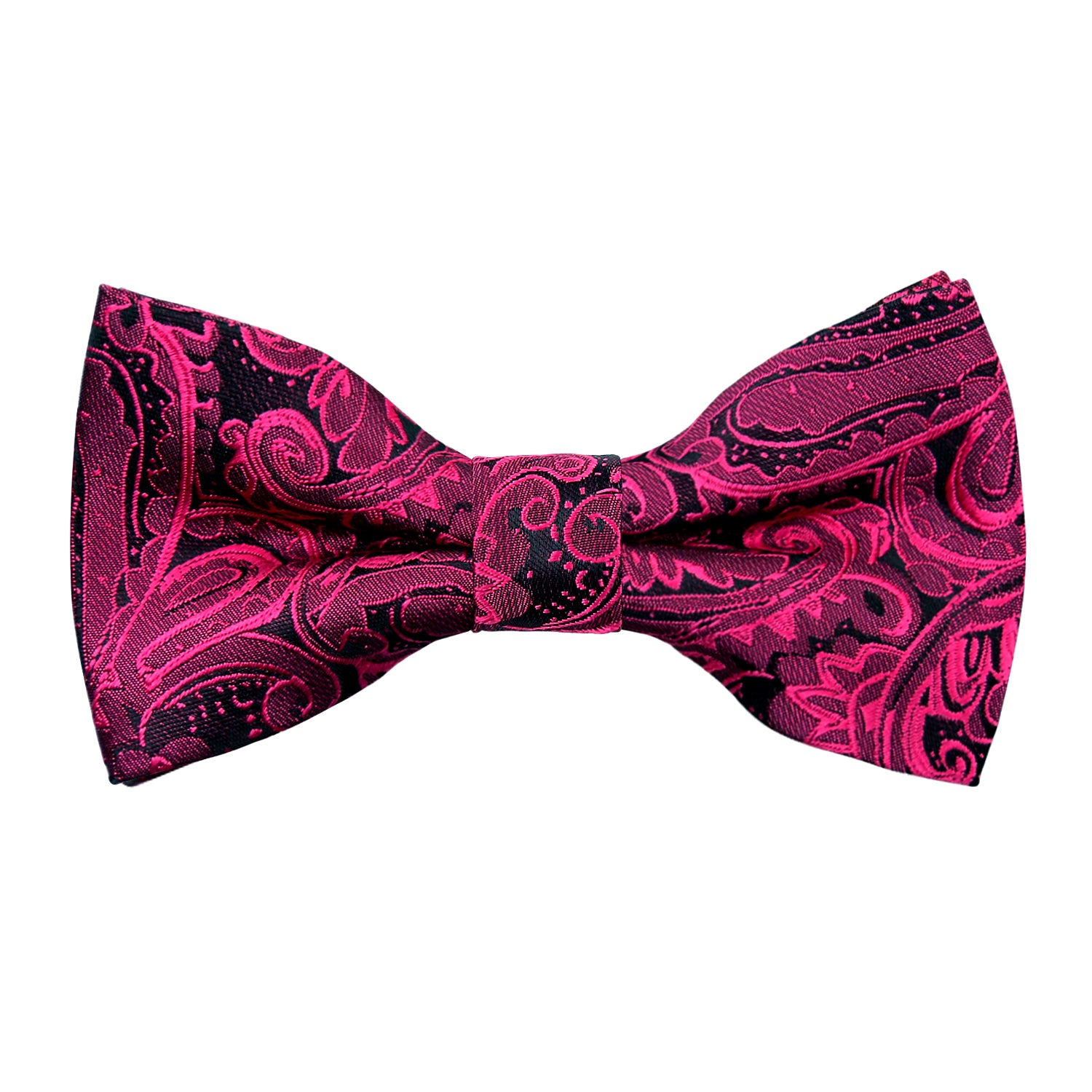 Verstellbare, vorgebundene Paisley-Fliege für Jungen-081 