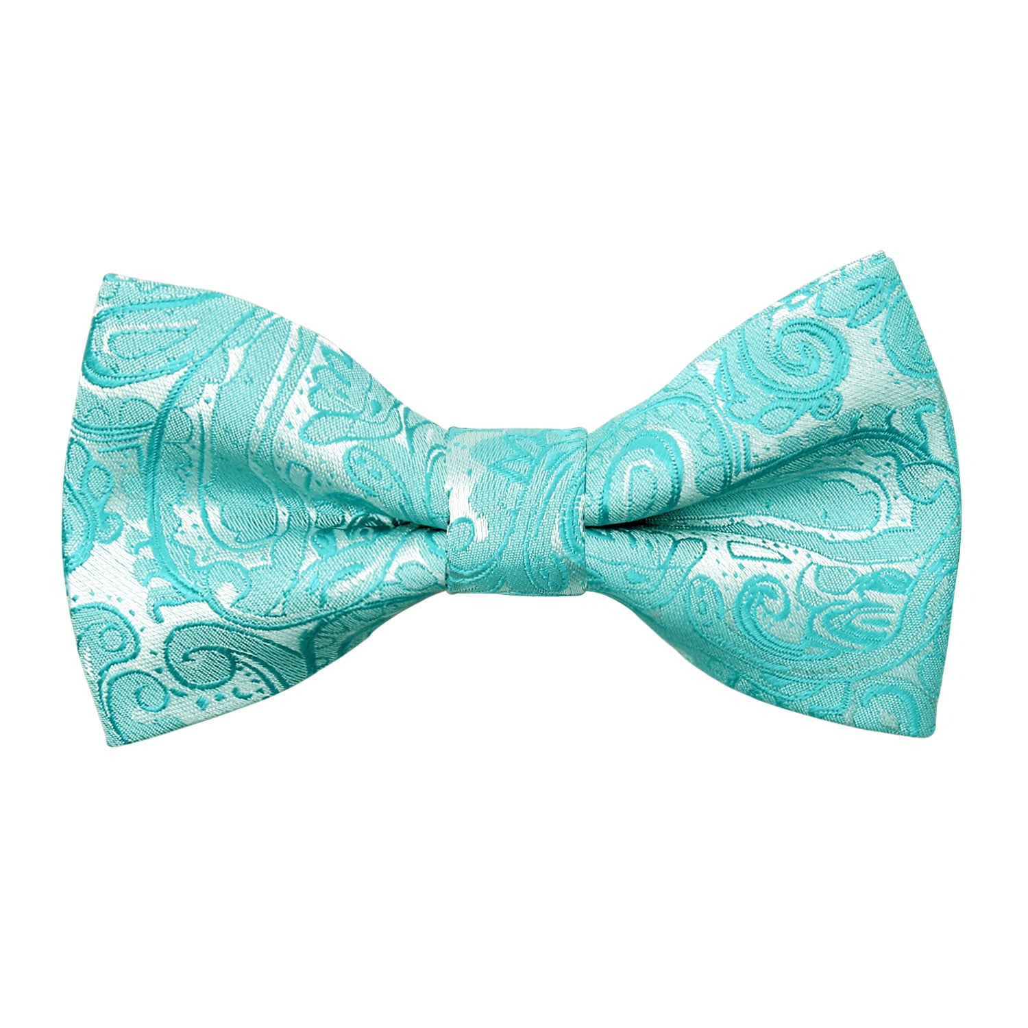 Verstellbare, vorgebundene Paisley-Fliege für Jungen-081 