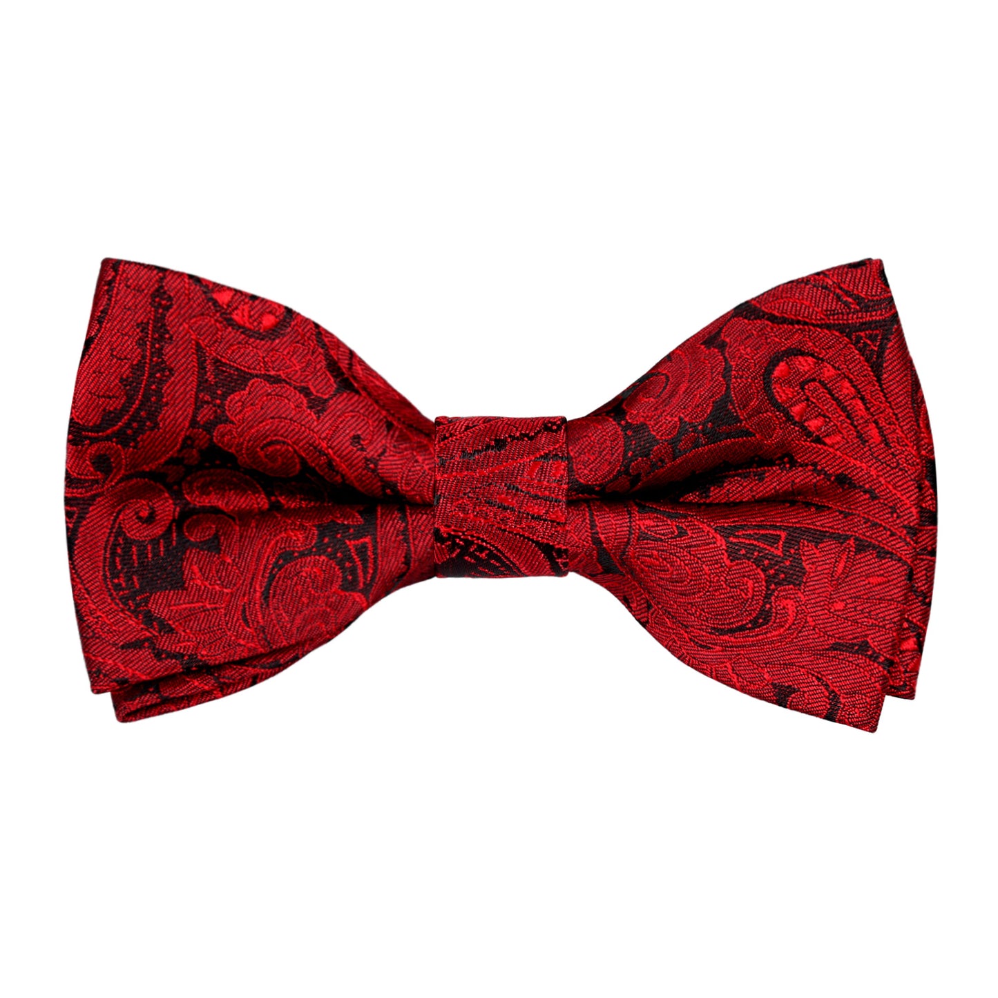 Boy's Adjustable Fashion Paisley Floral Strapped Pre-tied Kids Bow Tie #081