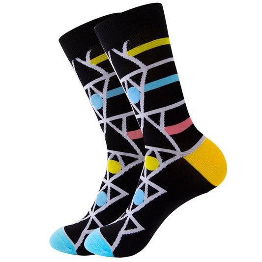 Color Graffiti Stripe Socks SC021