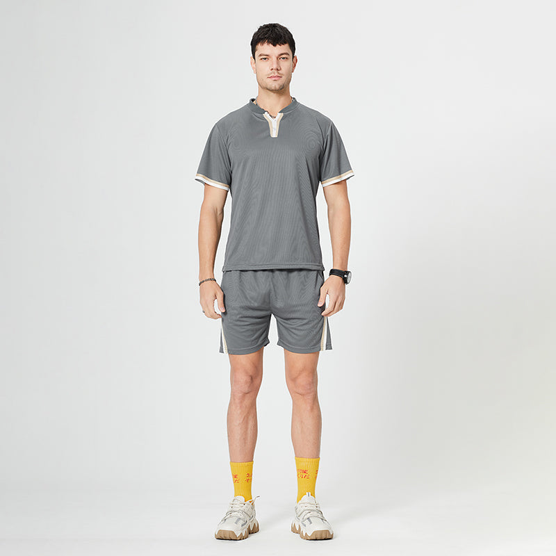 Men's Matching T-shirt and Shorts Set SS015