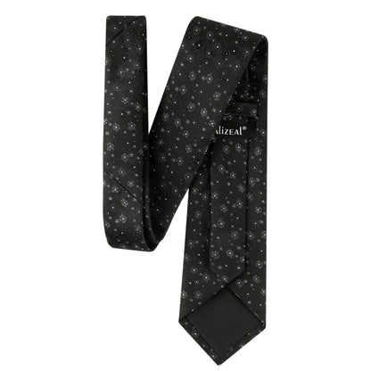 Men's Floral Pattern Tie with Flower Printed Pocket Square 3.15inches Colorful Tie Set, #142