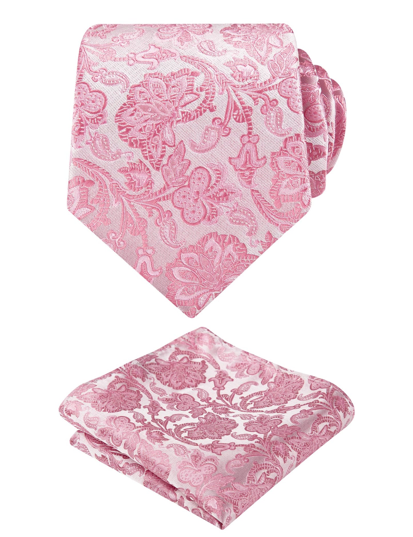 Men's 3.15'' Colorful Flower Pattern and handkerchief Necktie Set, 148