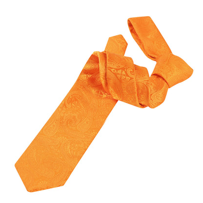 Men's Classic Paisley Necktie with Pocket Square Handmade Floral Tie, Hanky Set, 170
