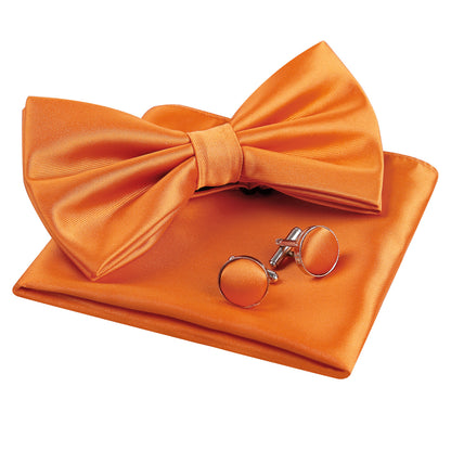 Men's Tuxedo Bow Tie, Hanky and Cufflinks Set, 178