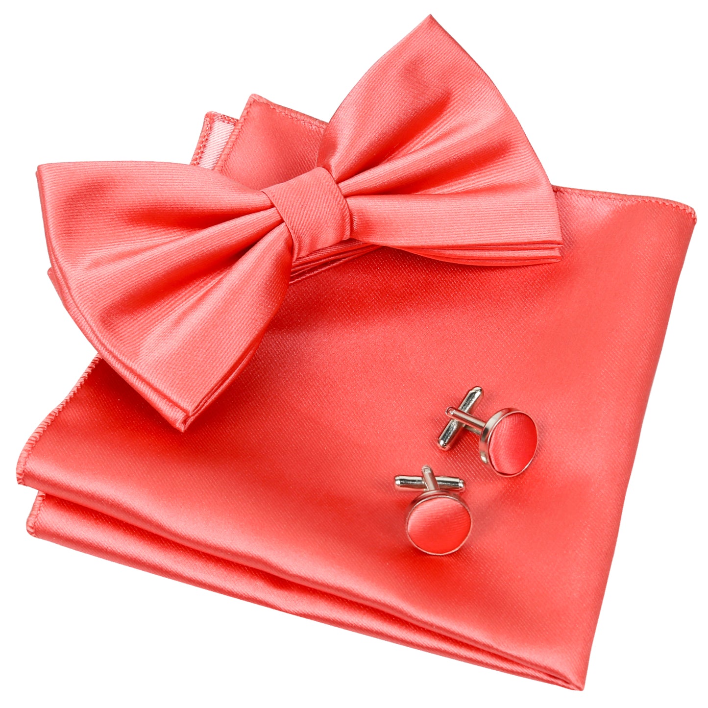 Men's Tuxedo Bow Tie, Hanky and Cufflinks Set, 178