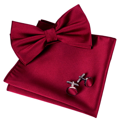 Men's Tuxedo Bow Tie, Hanky and Cufflinks Set, 178
